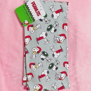 Peanuts Snoopy Santa Christmas Set of 2 Kitchen Towels